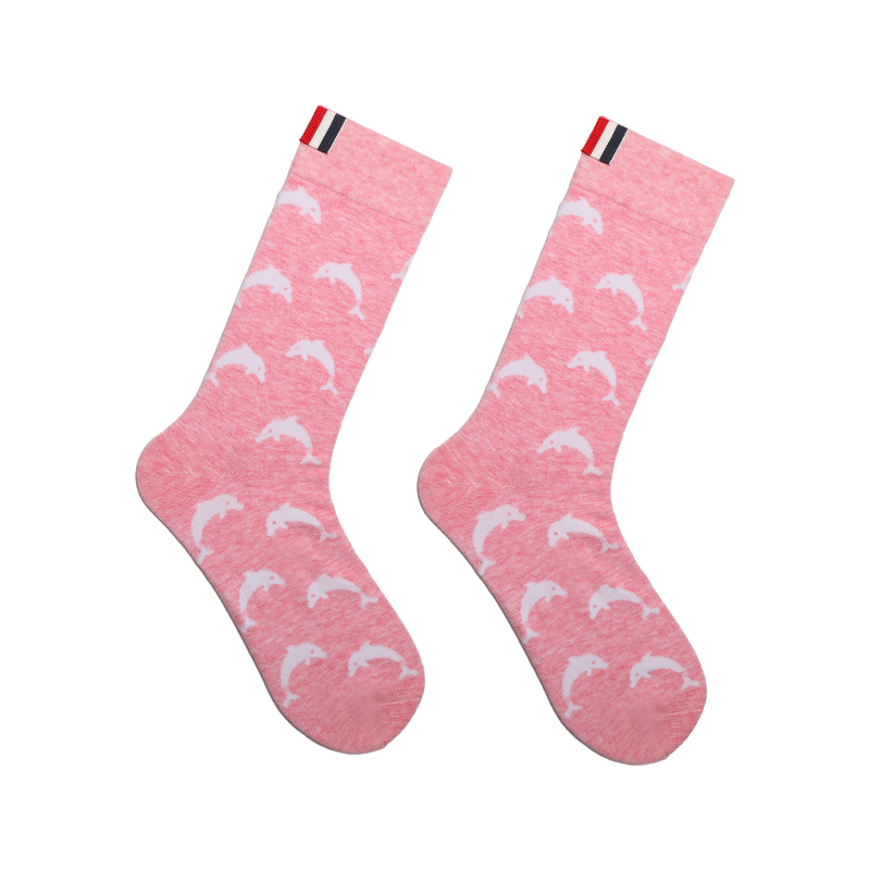 Dolphin mid-calf socks