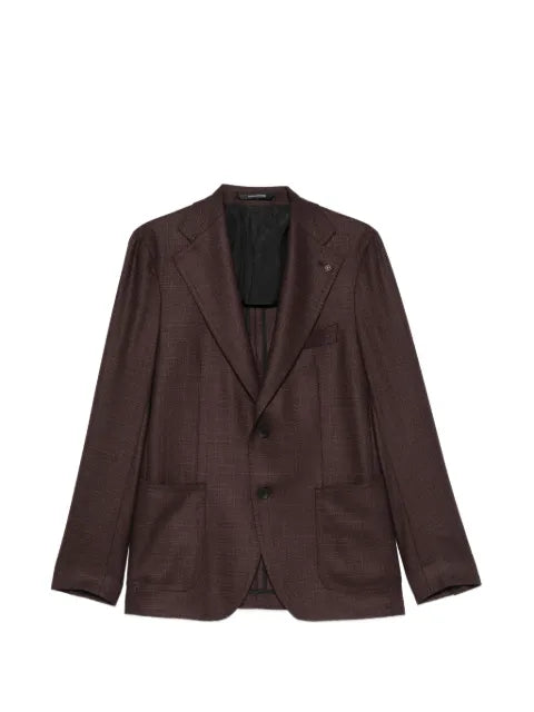 Tagliatore single-breasted notched-lapel blazer