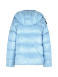 RAXXY embossed-pattern hooded jacket