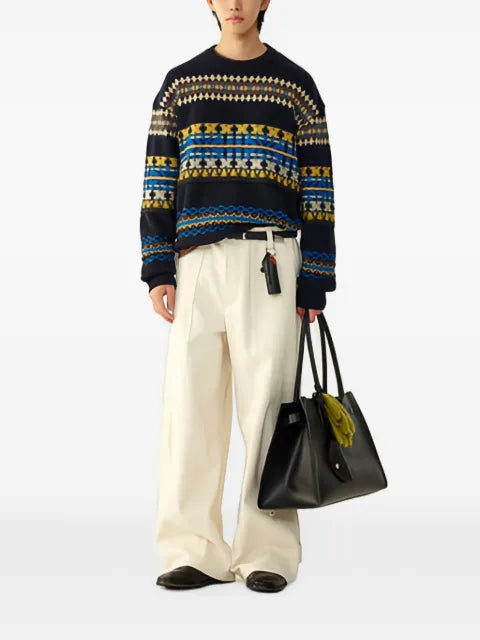 TOMBOY jacquard-knit sweater