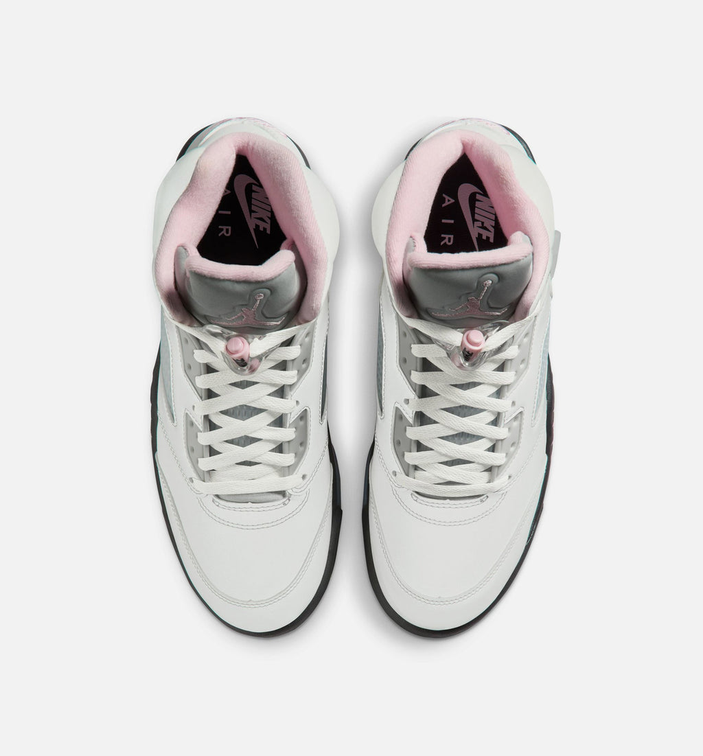 Air Jordan 5 Retro Medium Soft Pink Men's Shoe - White/Soft Pink/Black