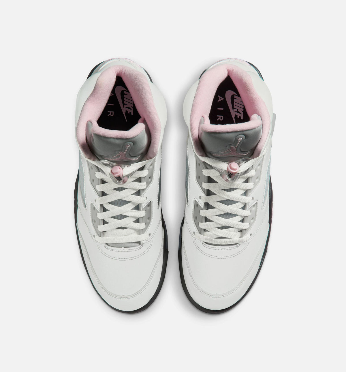 Air Jordan 5 Retro Medium Soft Pink Men's Shoe - White/Soft Pink/Black