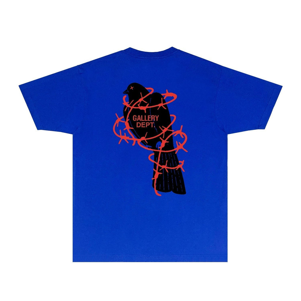 Gallery Dept T Shirt Retro Printed Loose Short-Sleeved Shirt