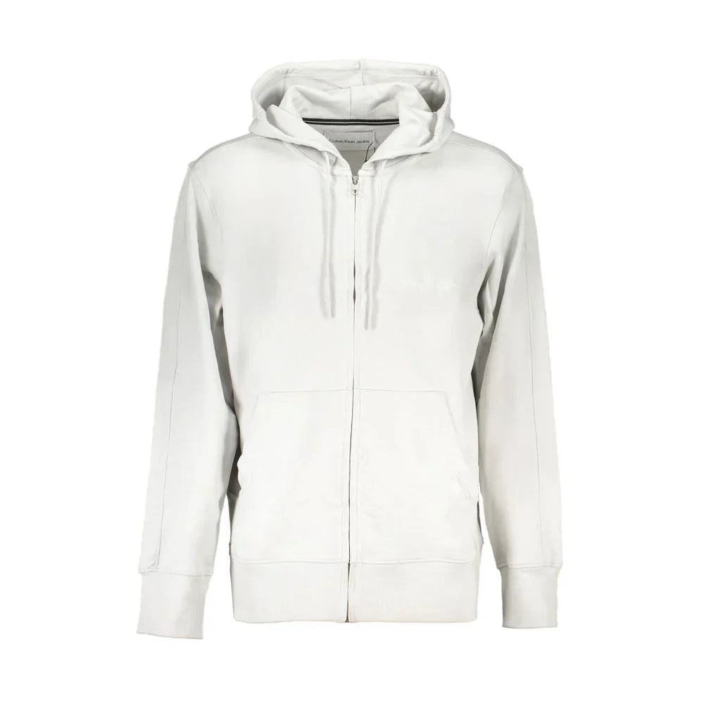 Calvin Klein Cotton Hoodie — Gray