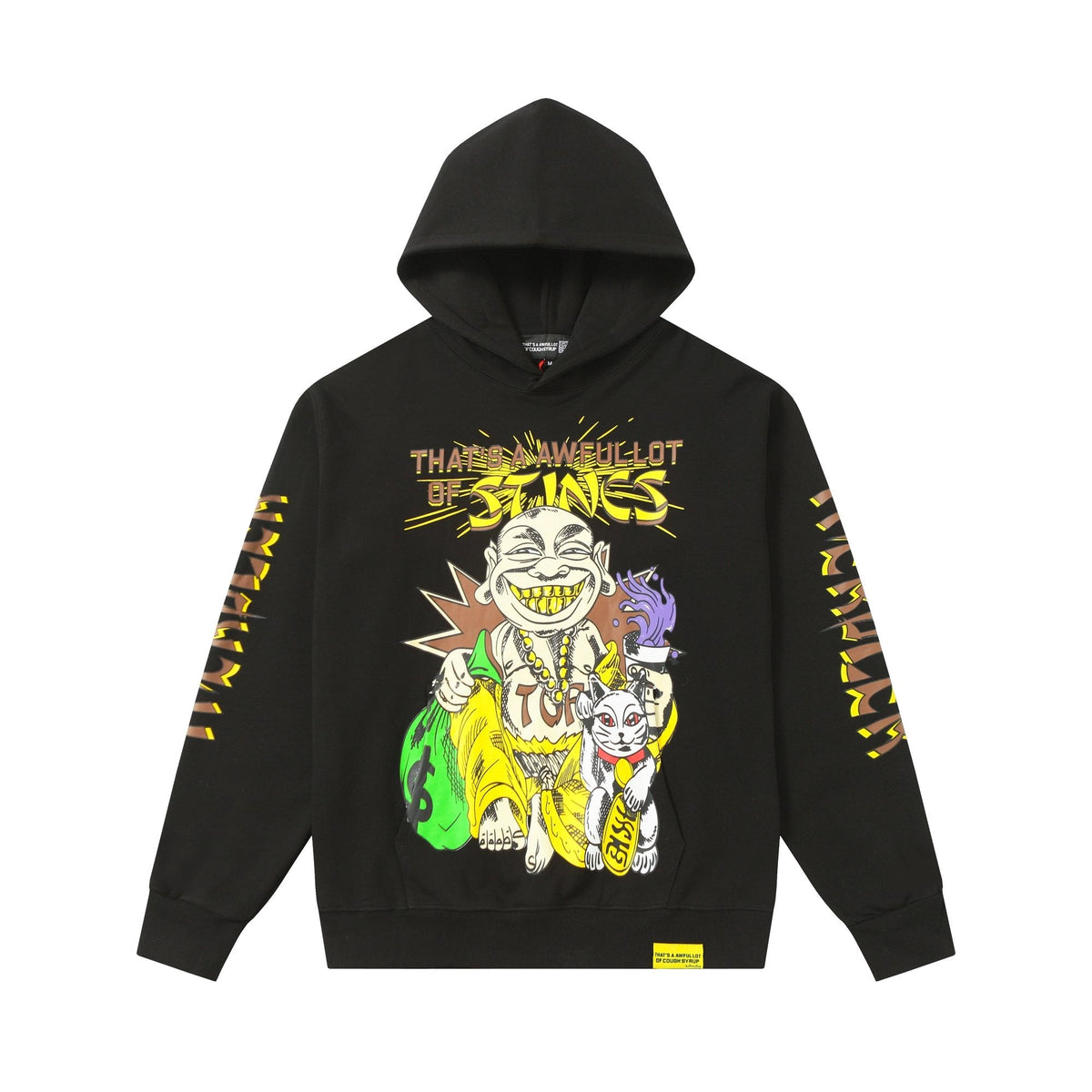 THAT'S A AWFUL LOT OF COUGH SYRUP Stings Character Graphic Hoodie